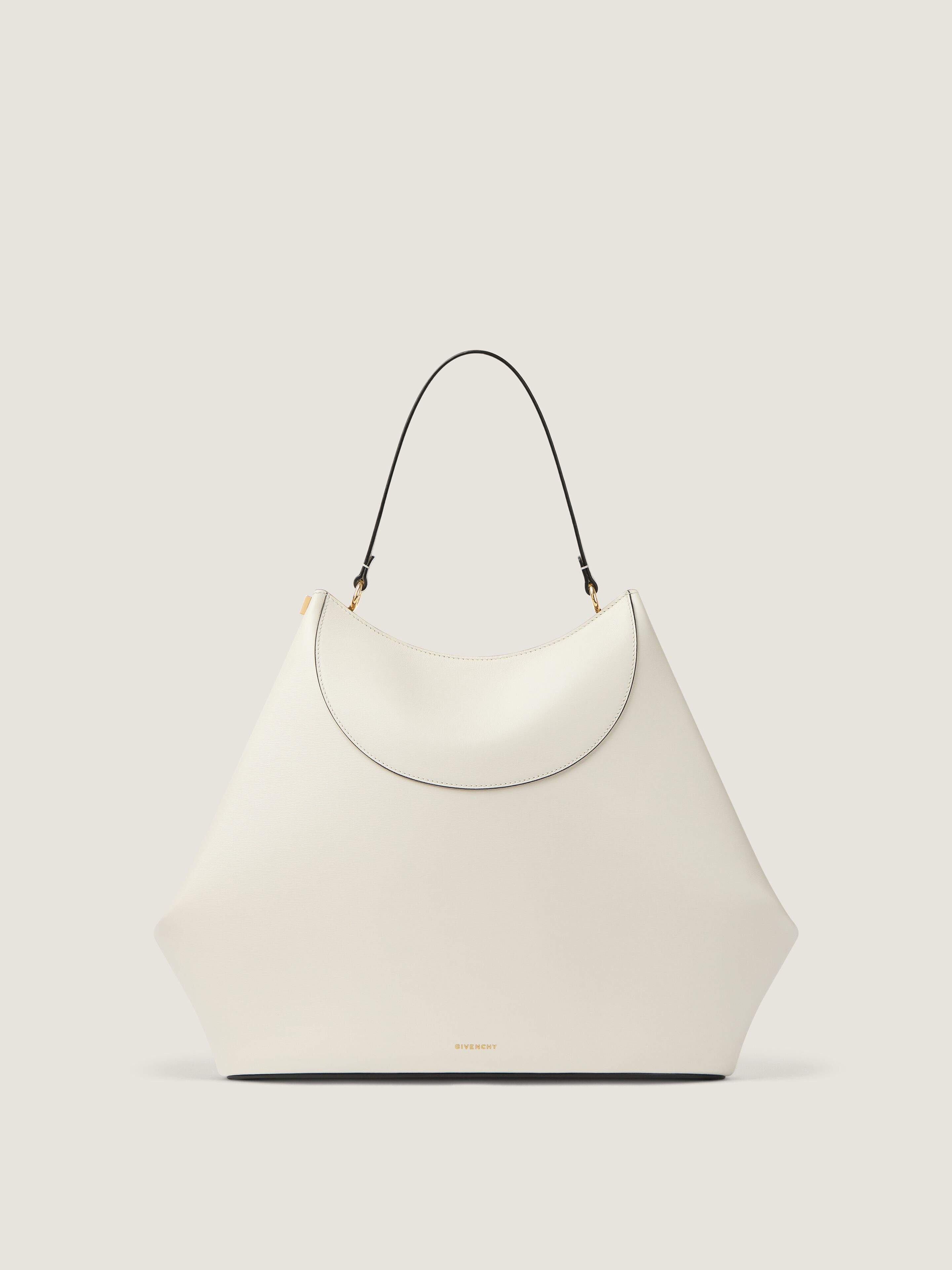 Facet bag in leather